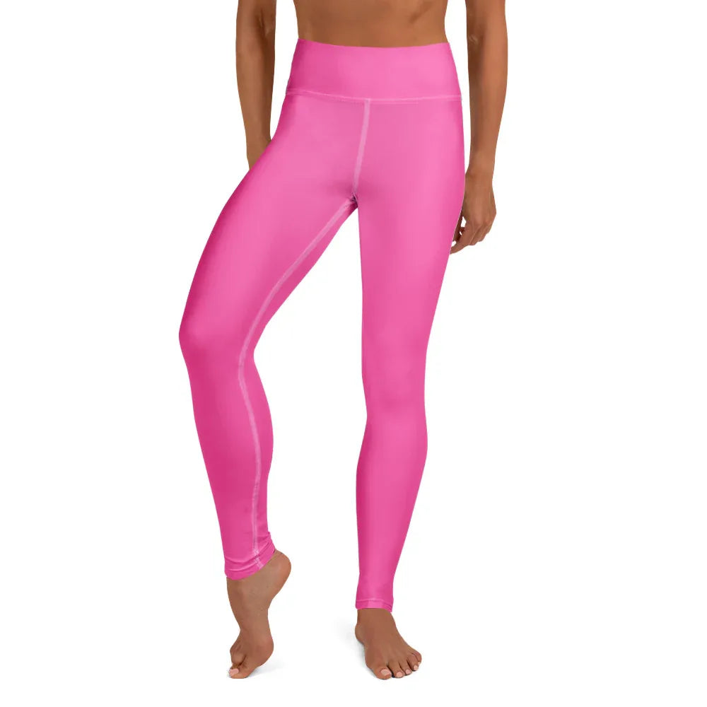 Yoga Leggings Leggings AwRans Clothing all-over-print-yoga-leggings-white-front-68773d8be4e48