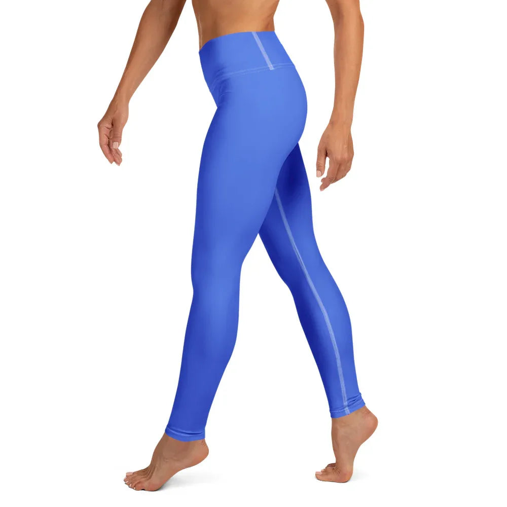 Yoga Leggings Leggings AwRans Clothing all-over-print-yoga-leggings-white-left-6877373be3881