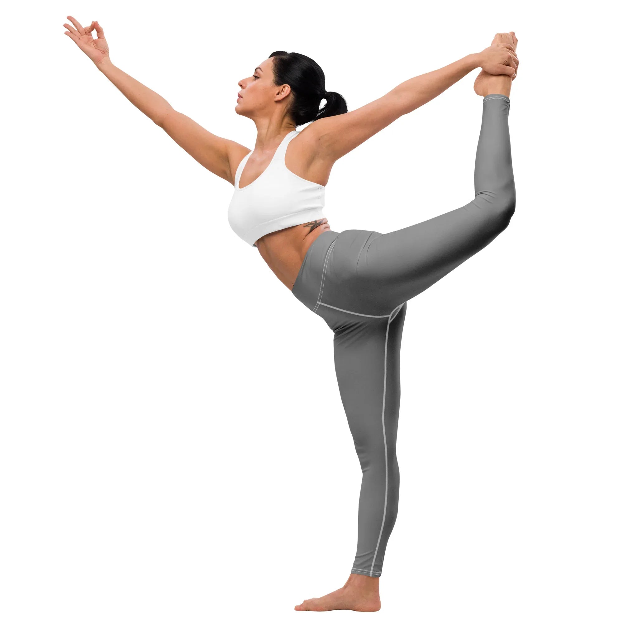 Yoga Leggings Leggings AwRans Clothing all-over-print-yoga-leggings-white-left-68773b93547f0