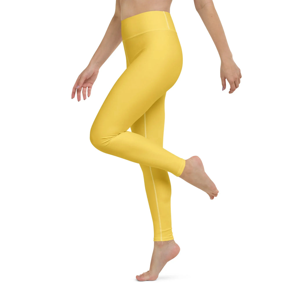 Yoga Leggings Leggings AwRans Clothing all-over-print-yoga-leggings-white-left-68773c111e215