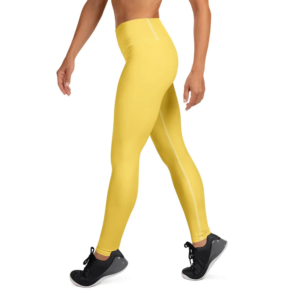 Yoga Leggings Leggings AwRans Clothing all-over-print-yoga-leggings-white-left-68773c111e8a3