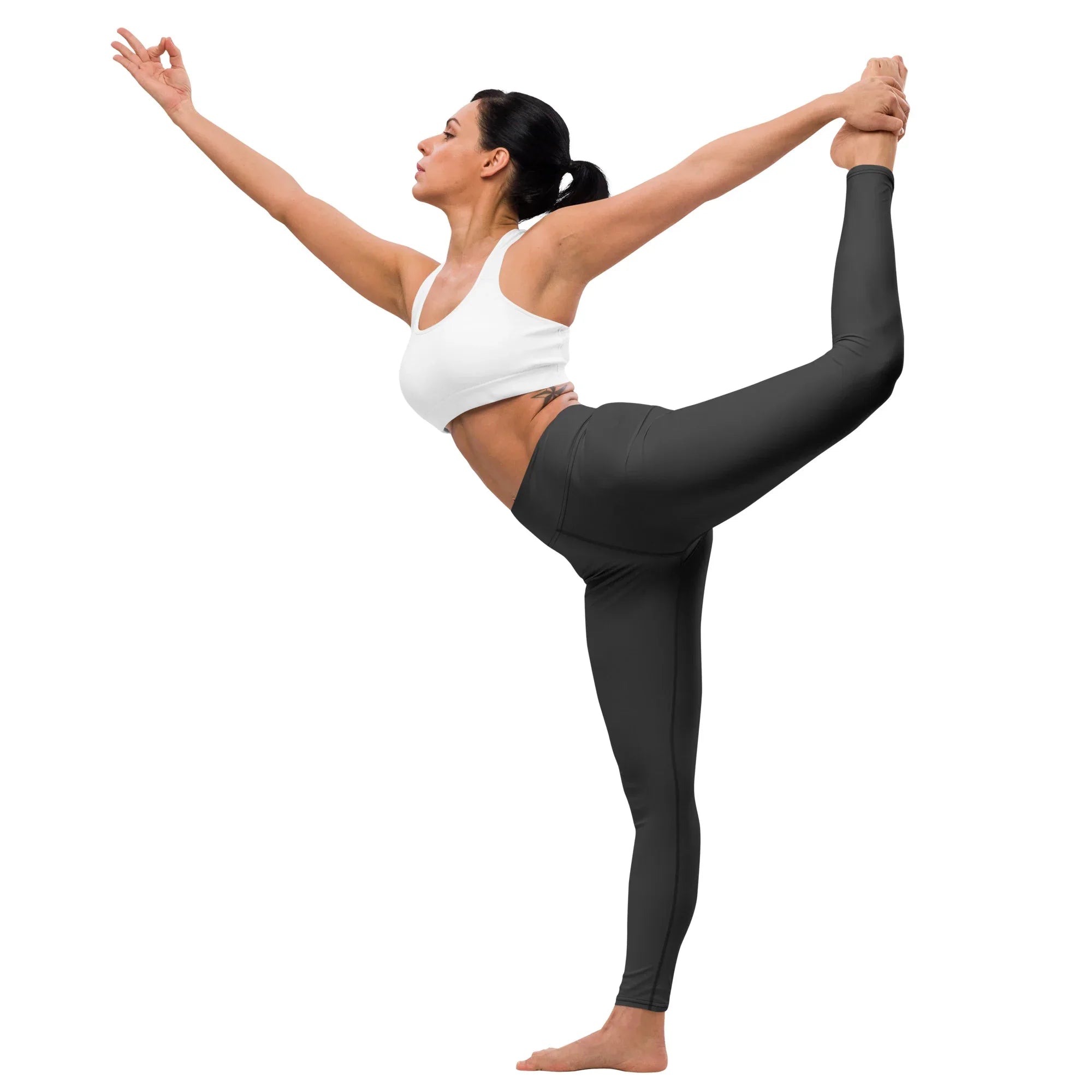 Yoga Leggings Leggings AwRans Clothing all-over-print-yoga-leggings-white-left-68773c4f72bf5