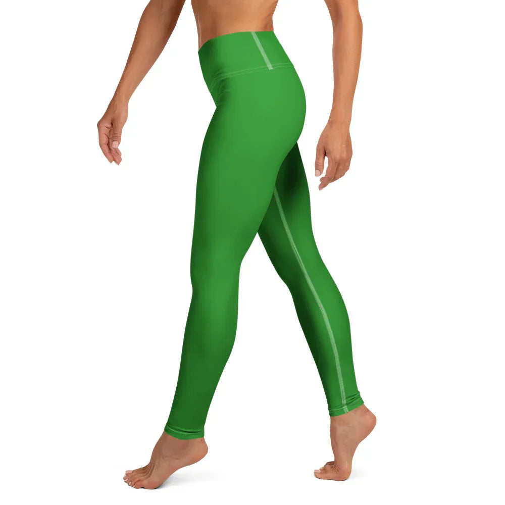 Yoga Leggings Leggings AwRans Clothing all-over-print-yoga-leggings-white-left-68773c8e573d7