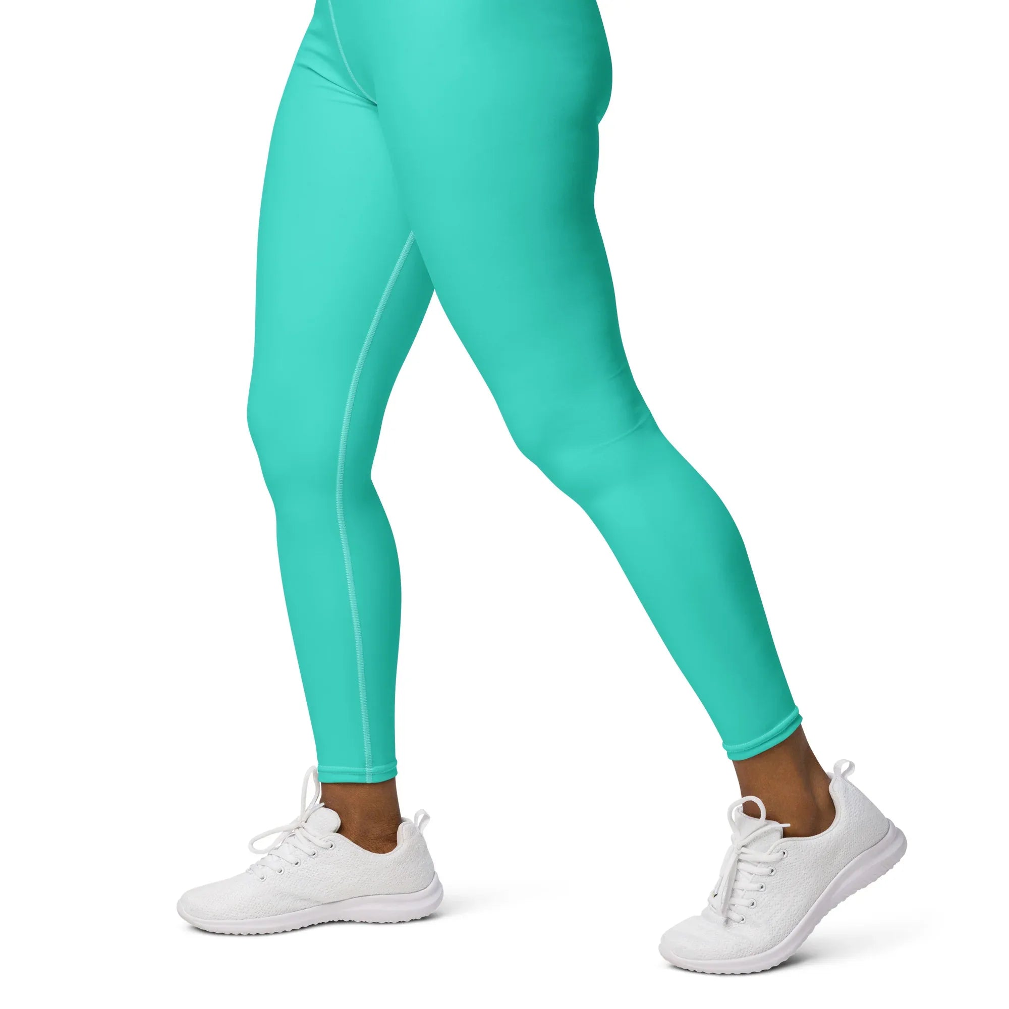 Yoga Leggings Leggings AwRans Clothing all-over-print-yoga-leggings-white-left-68773d0c58061