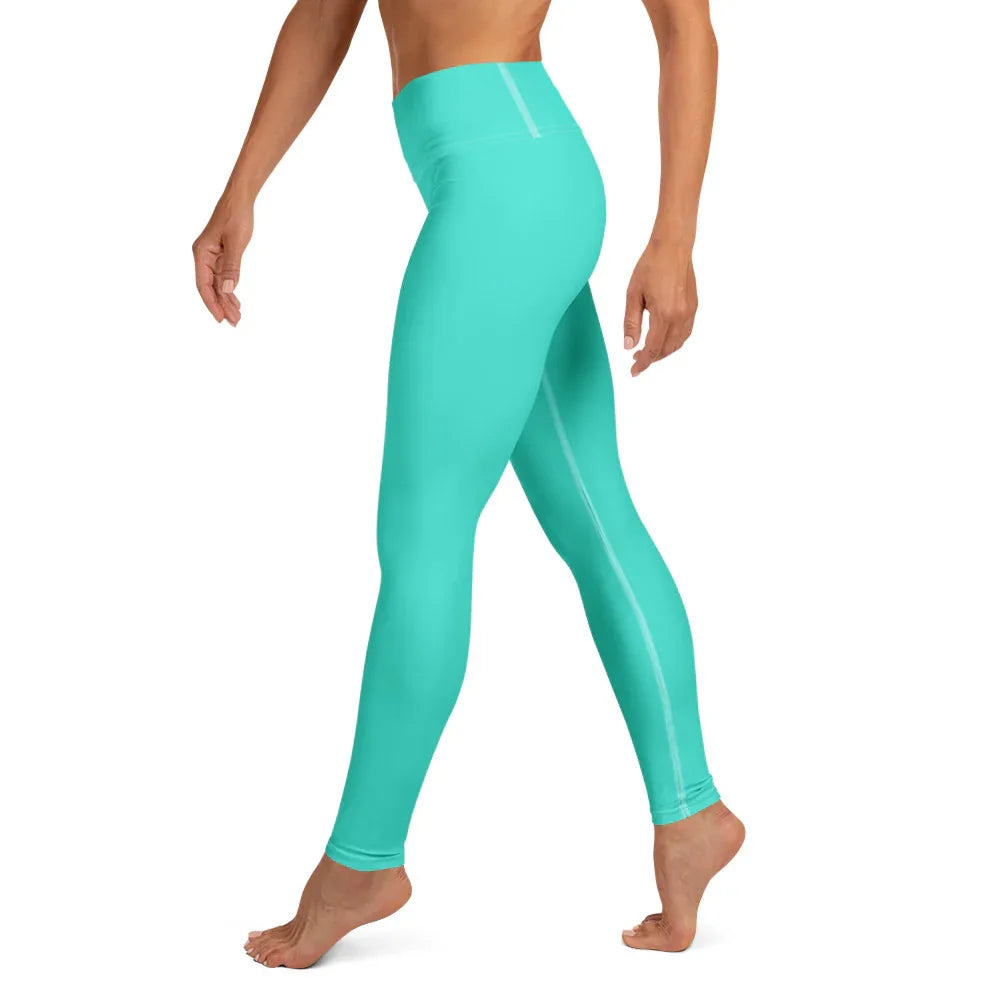 Yoga Leggings Leggings AwRans Clothing all-over-print-yoga-leggings-white-left-68773d0c59852