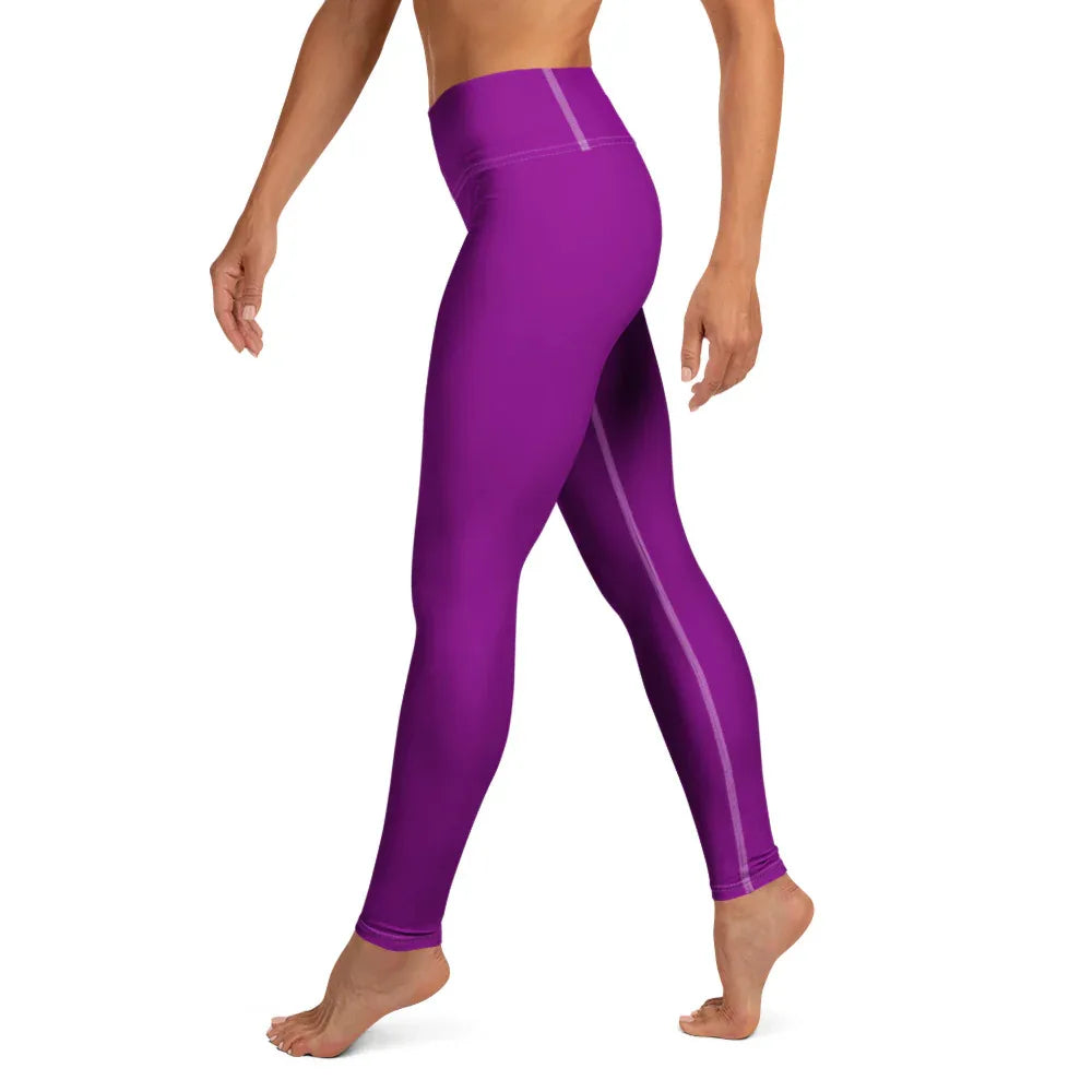 Yoga Leggings Leggings AwRans Clothing all-over-print-yoga-leggings-white-left-68773d4bce879