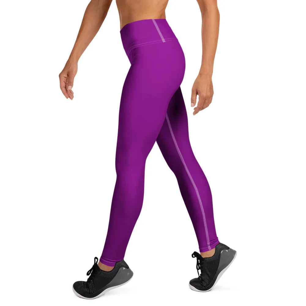 Yoga Leggings Leggings AwRans Clothing all-over-print-yoga-leggings-white-left-68773d4bcee4e