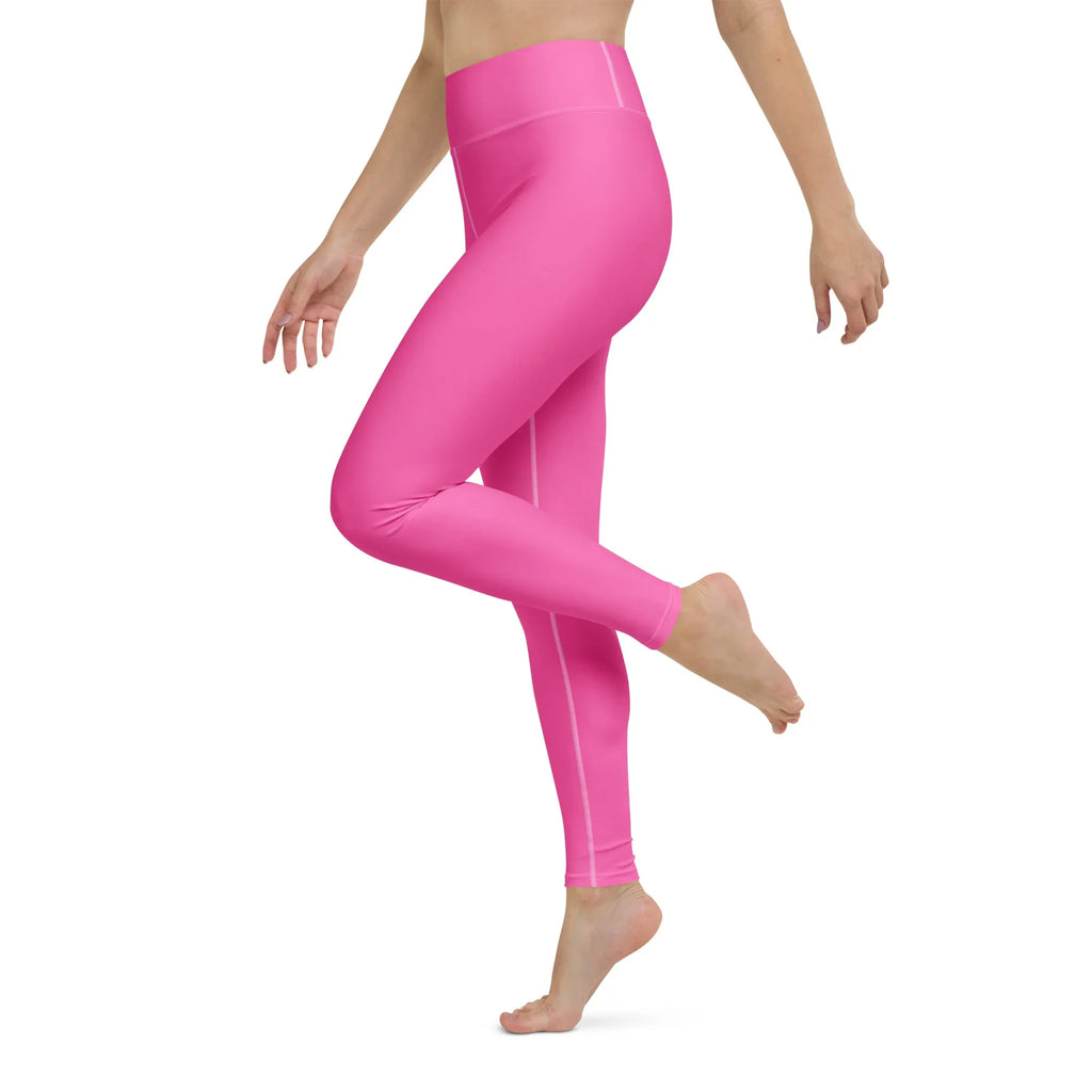 Yoga Leggings Leggings AwRans Clothing all-over-print-yoga-leggings-white-left-68773d8be4a0d