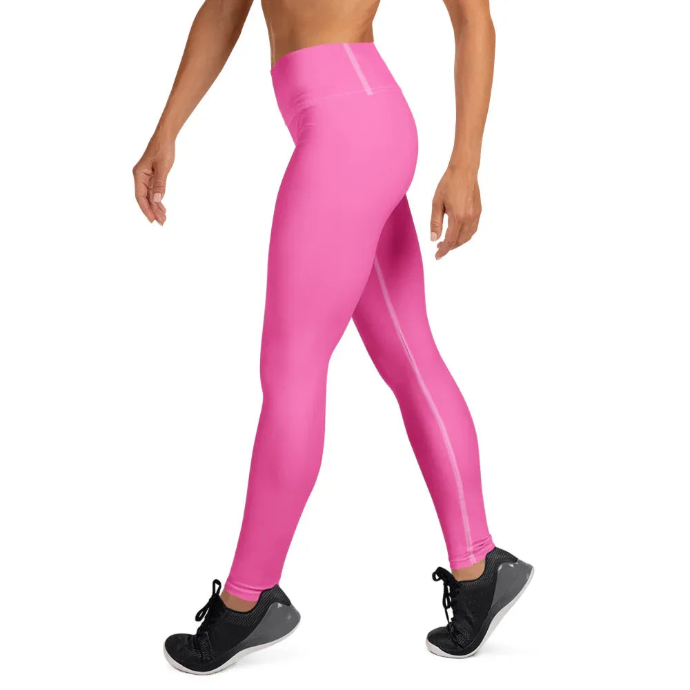 Yoga Leggings Leggings AwRans Clothing all-over-print-yoga-leggings-white-left-68773d8be5087