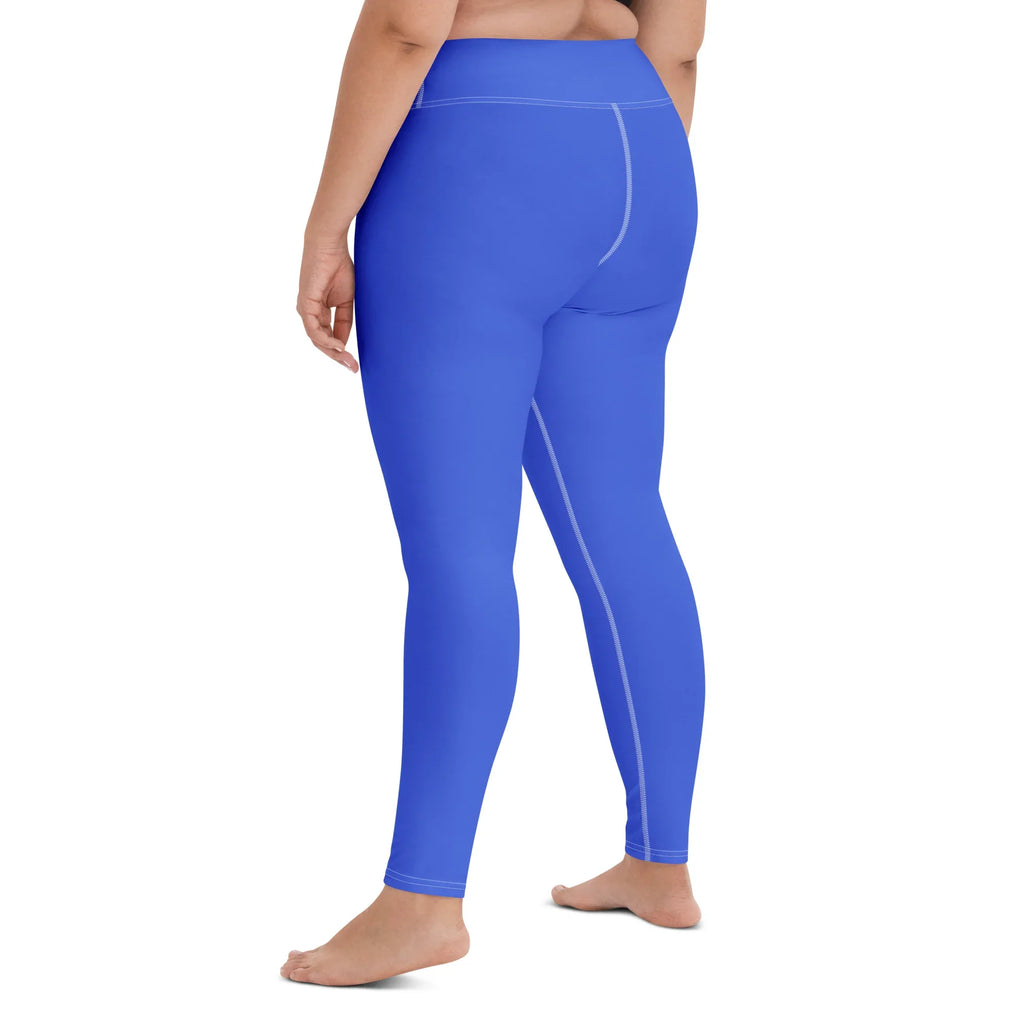 Yoga Leggings Leggings AwRans Clothing all-over-print-yoga-leggings-white-left-back-6877373be28d9