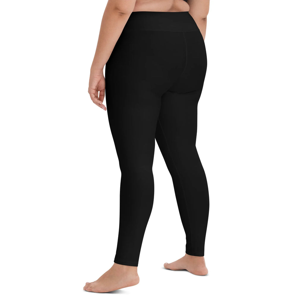 Yoga Leggings Leggings AwRans Clothing all-over-print-yoga-leggings-white-left-back-687737e6f230e