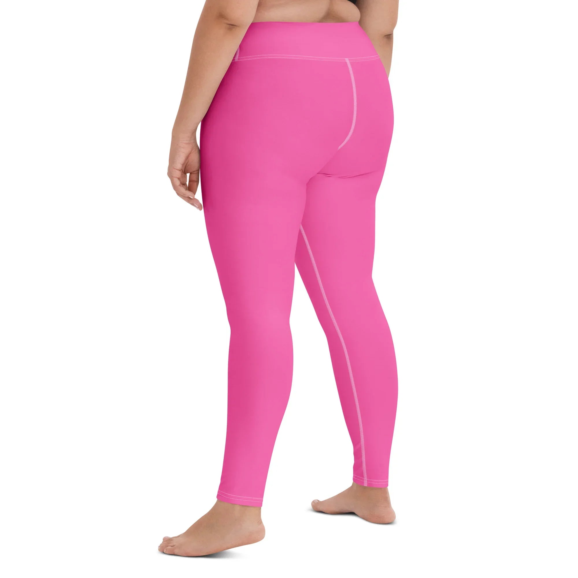 Yoga Leggings Leggings AwRans Clothing all-over-print-yoga-leggings-white-left-back-68773d8be3e03