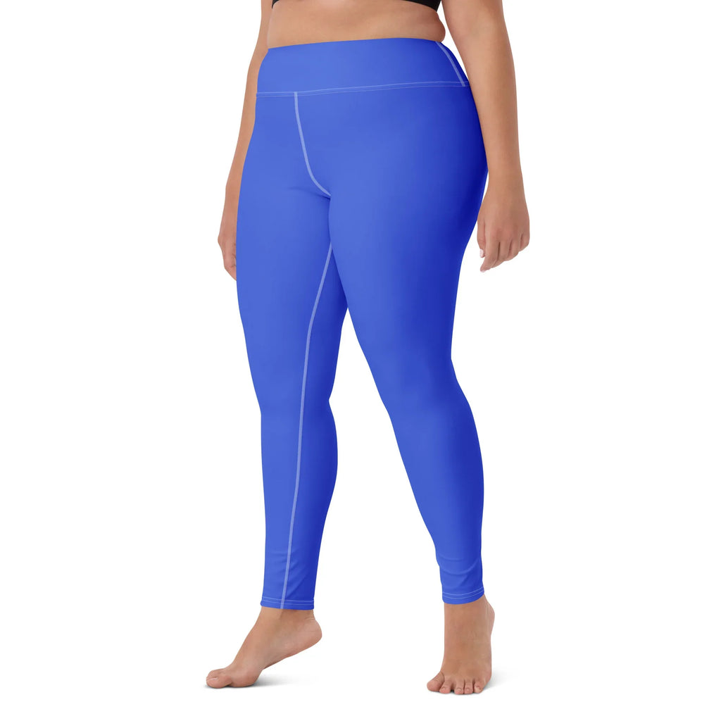 Yoga Leggings Leggings AwRans Clothing all-over-print-yoga-leggings-white-left-front-6877373be2b35