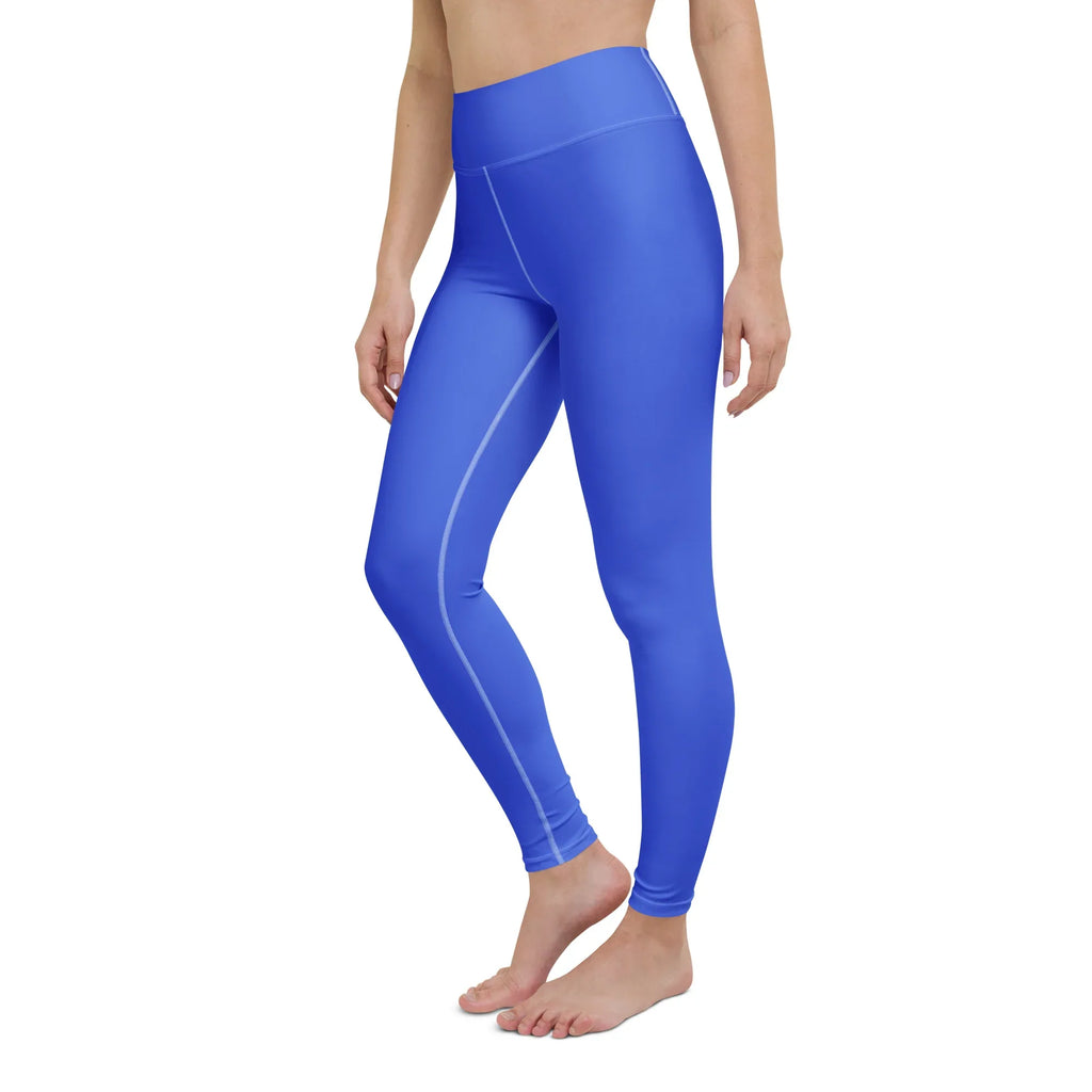 Yoga Leggings Leggings AwRans Clothing all-over-print-yoga-leggings-white-left-front-6877373be3427