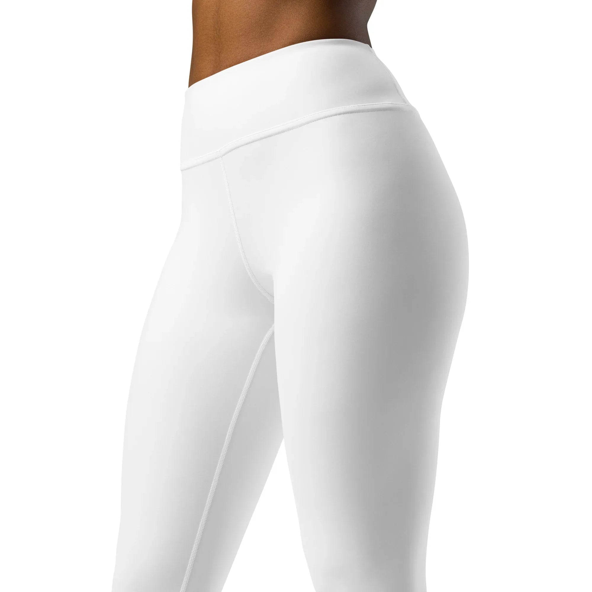 Yoga Leggings Leggings AwRans Clothing all-over-print-yoga-leggings-white-left-front-687737a39793e