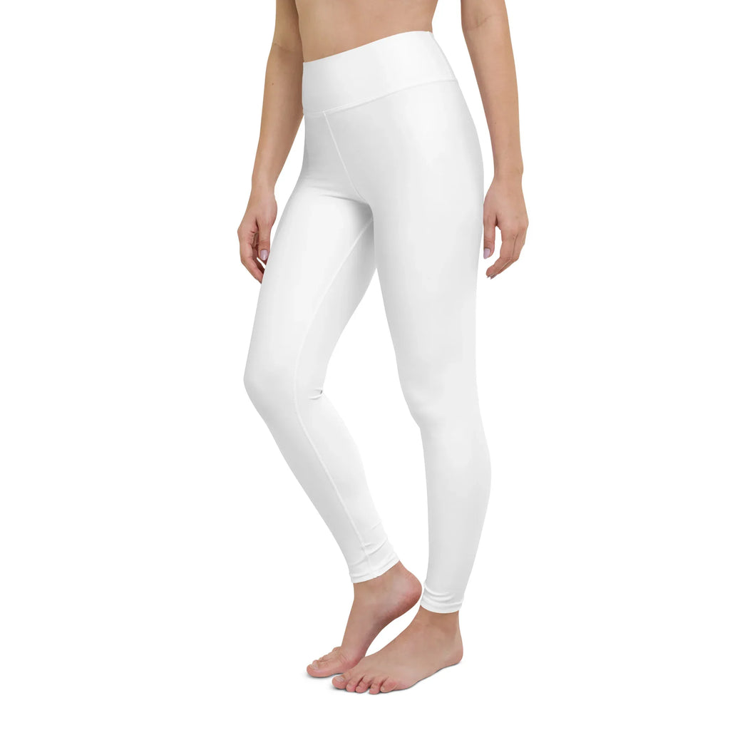 Yoga Leggings Leggings AwRans Clothing all-over-print-yoga-leggings-white-left-front-687737a398da2