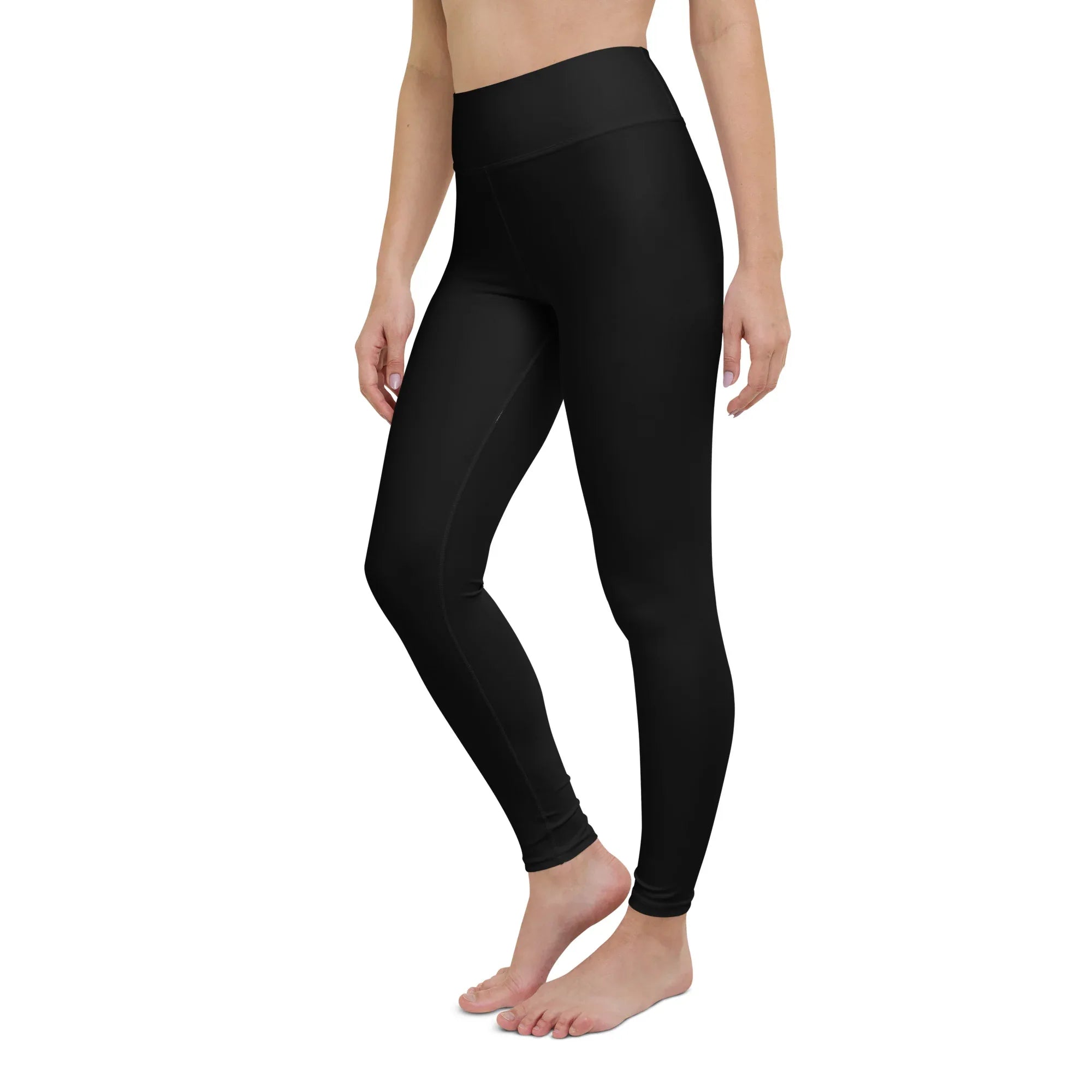 Yoga Leggings Leggings AwRans Clothing all-over-print-yoga-leggings-white-left-front-687737e6f2e74