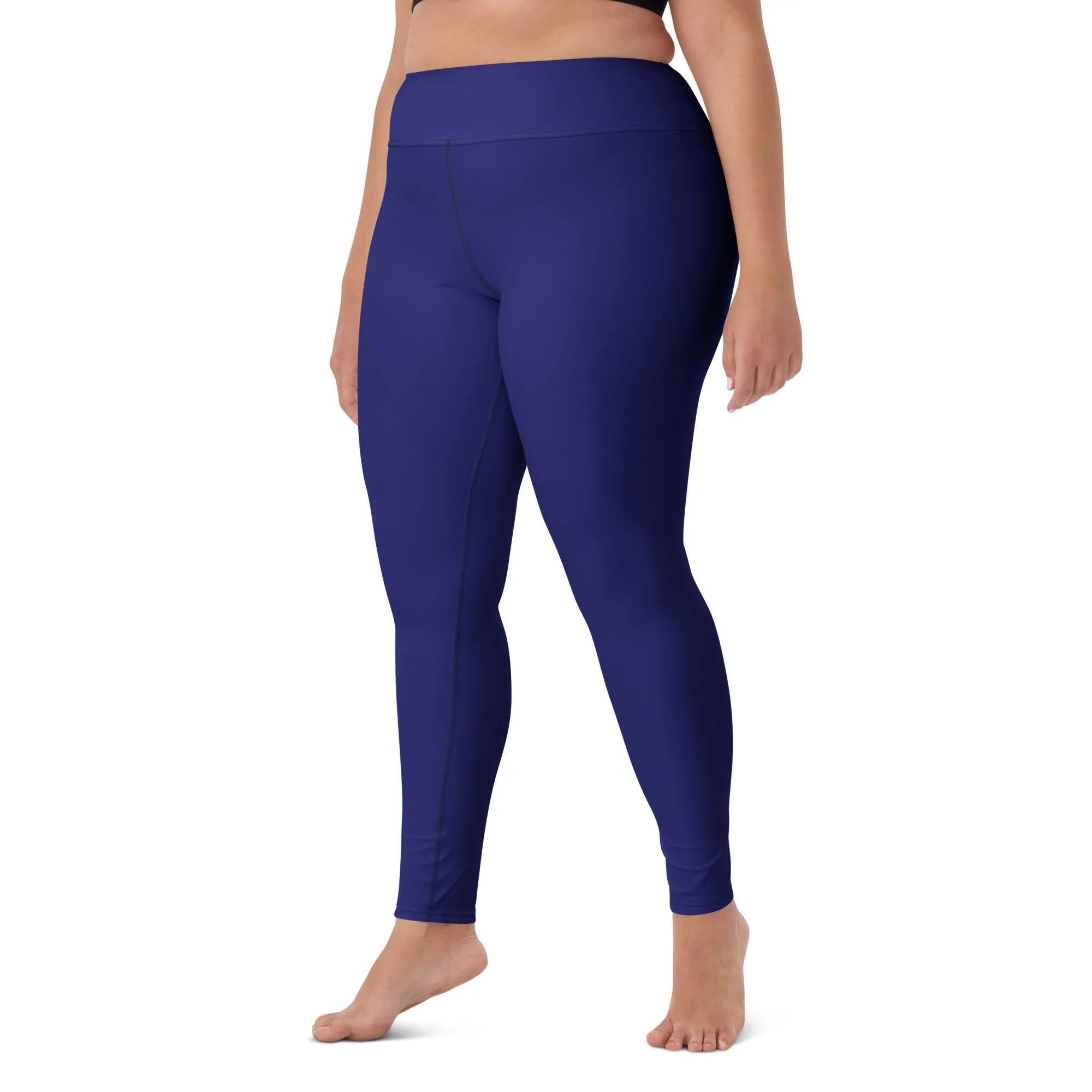 Yoga Leggings Leggings AwRans Clothing all-over-print-yoga-leggings-white-left-front-687738a239283