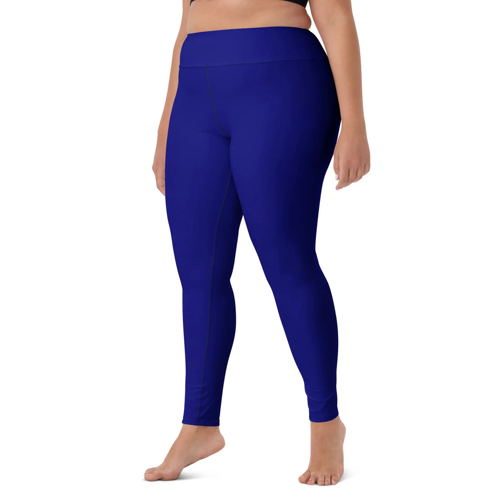 Yoga Leggings Leggings AwRans Clothing all-over-print-yoga-leggings-white-left-front-687739e82e899