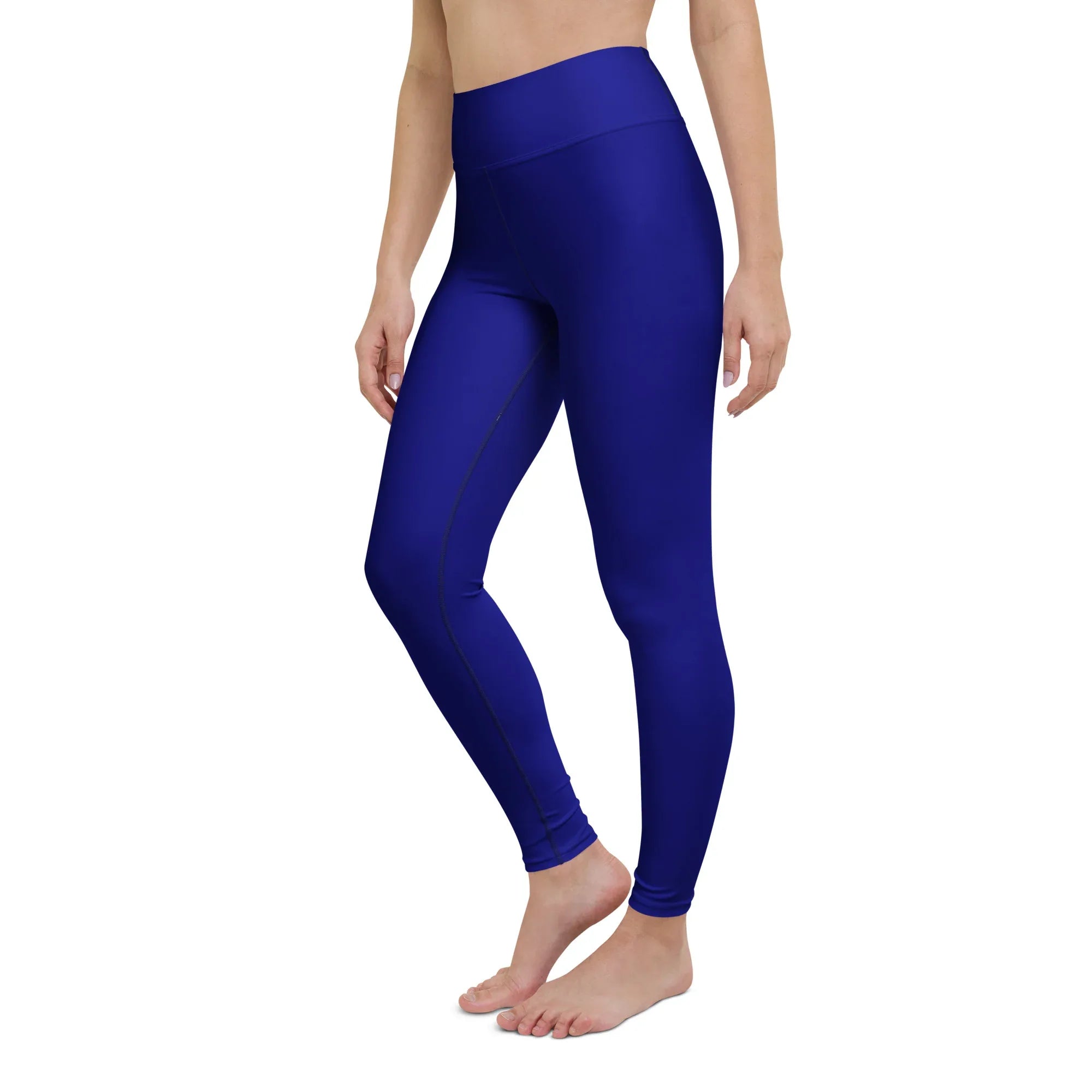 Yoga Leggings Leggings AwRans Clothing all-over-print-yoga-leggings-white-left-front-687739e82f236