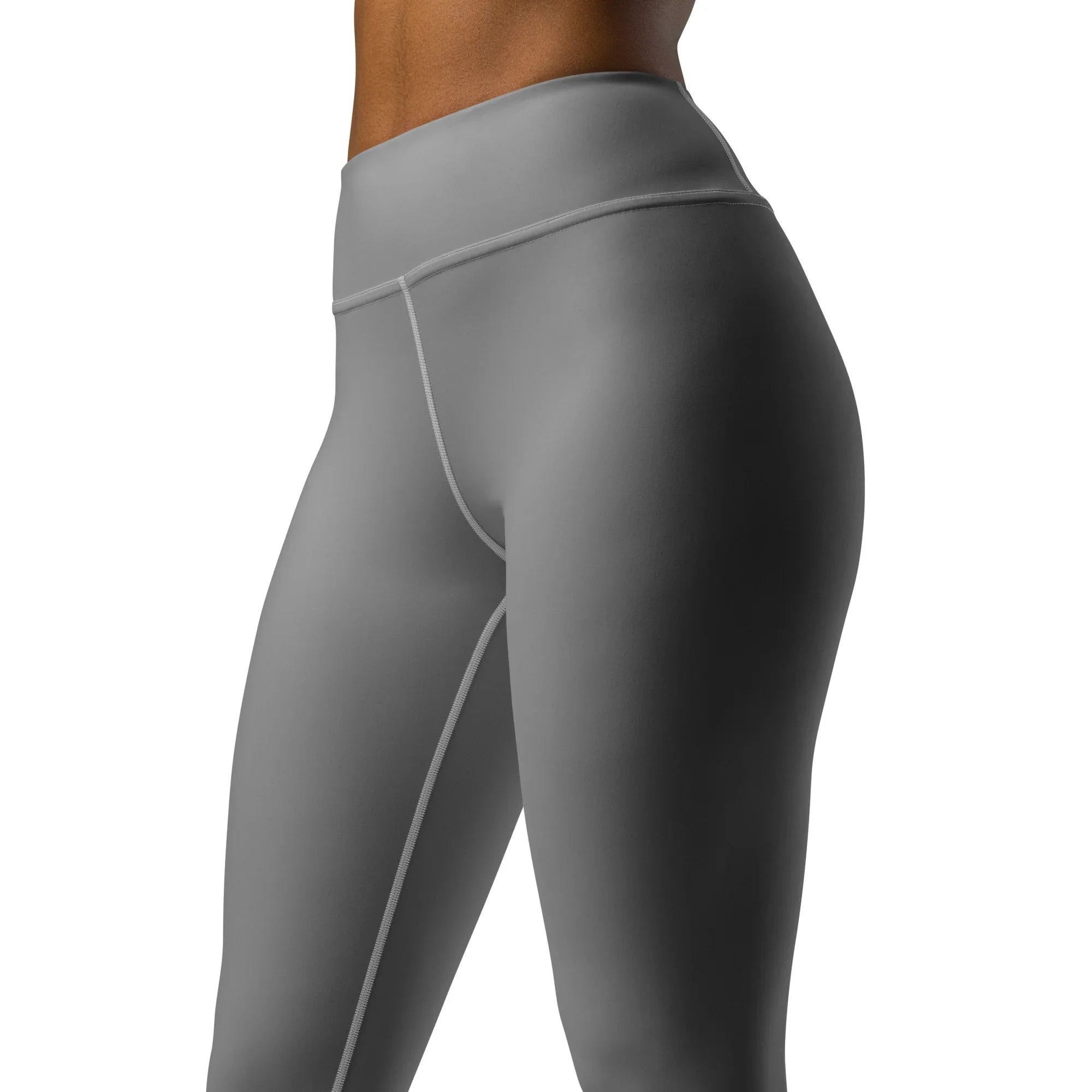 Yoga Leggings Leggings AwRans Clothing all-over-print-yoga-leggings-white-left-front-68773b93550c5