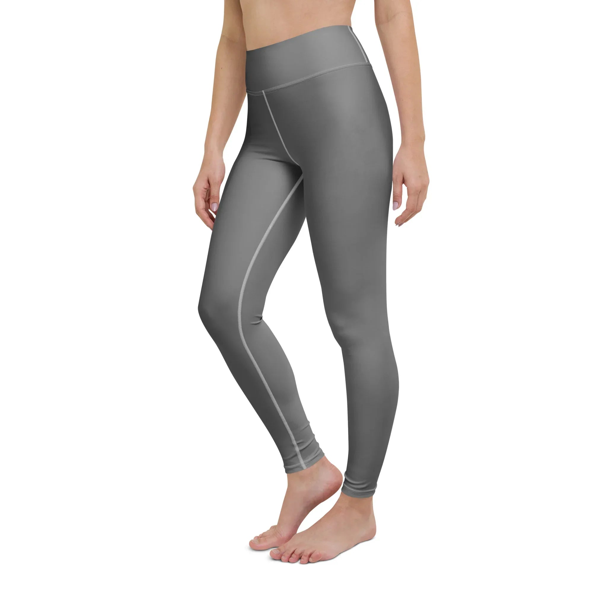 Yoga Leggings Leggings AwRans Clothing all-over-print-yoga-leggings-white-left-front-68773b93565fd