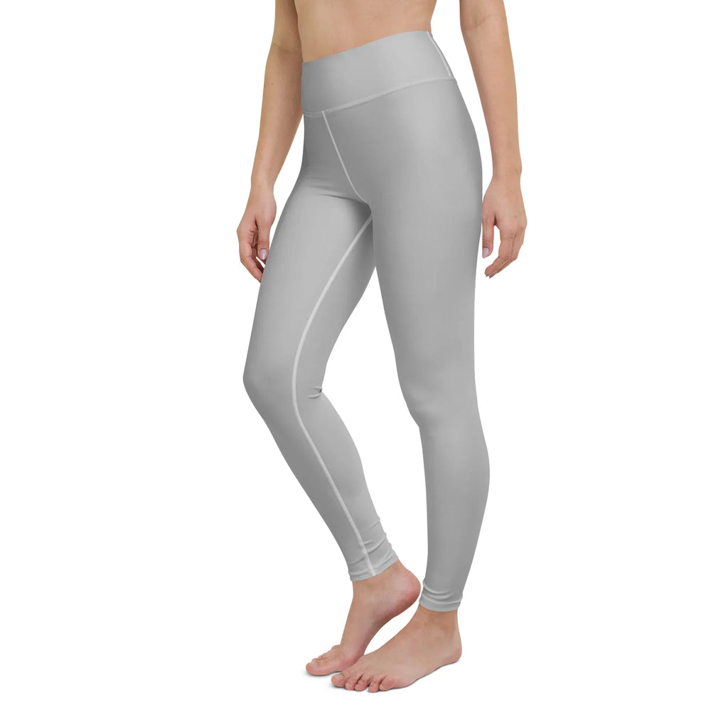 Yoga Leggings Leggings AwRans Clothing all-over-print-yoga-leggings-white-left-front-68773bd3ae597
