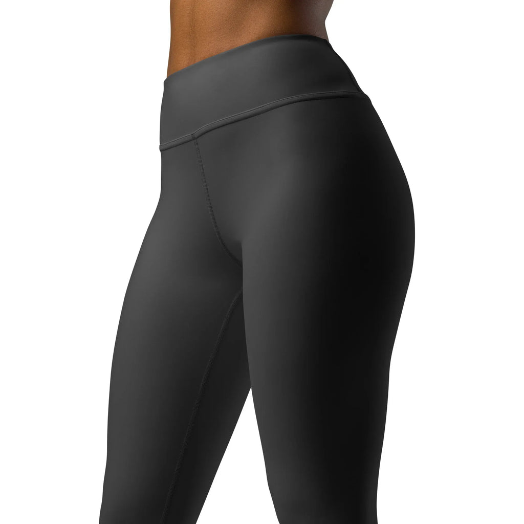 Yoga Leggings Leggings AwRans Clothing all-over-print-yoga-leggings-white-left-front-68773c4f7340c