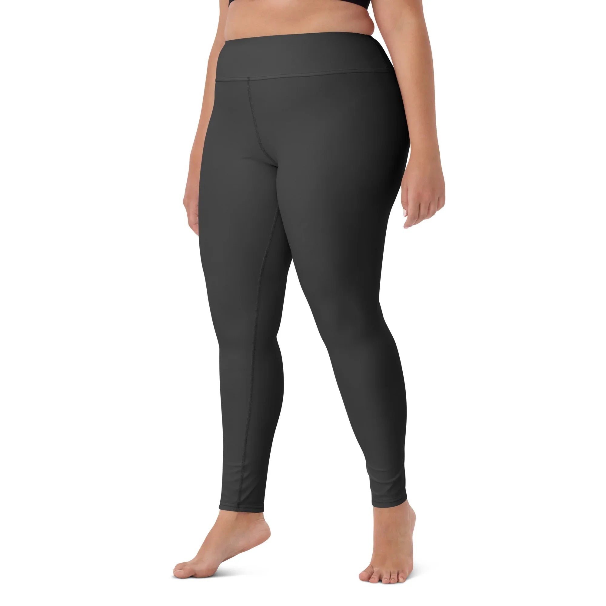 Yoga Leggings Leggings AwRans Clothing all-over-print-yoga-leggings-white-left-front-68773c4f73f3f