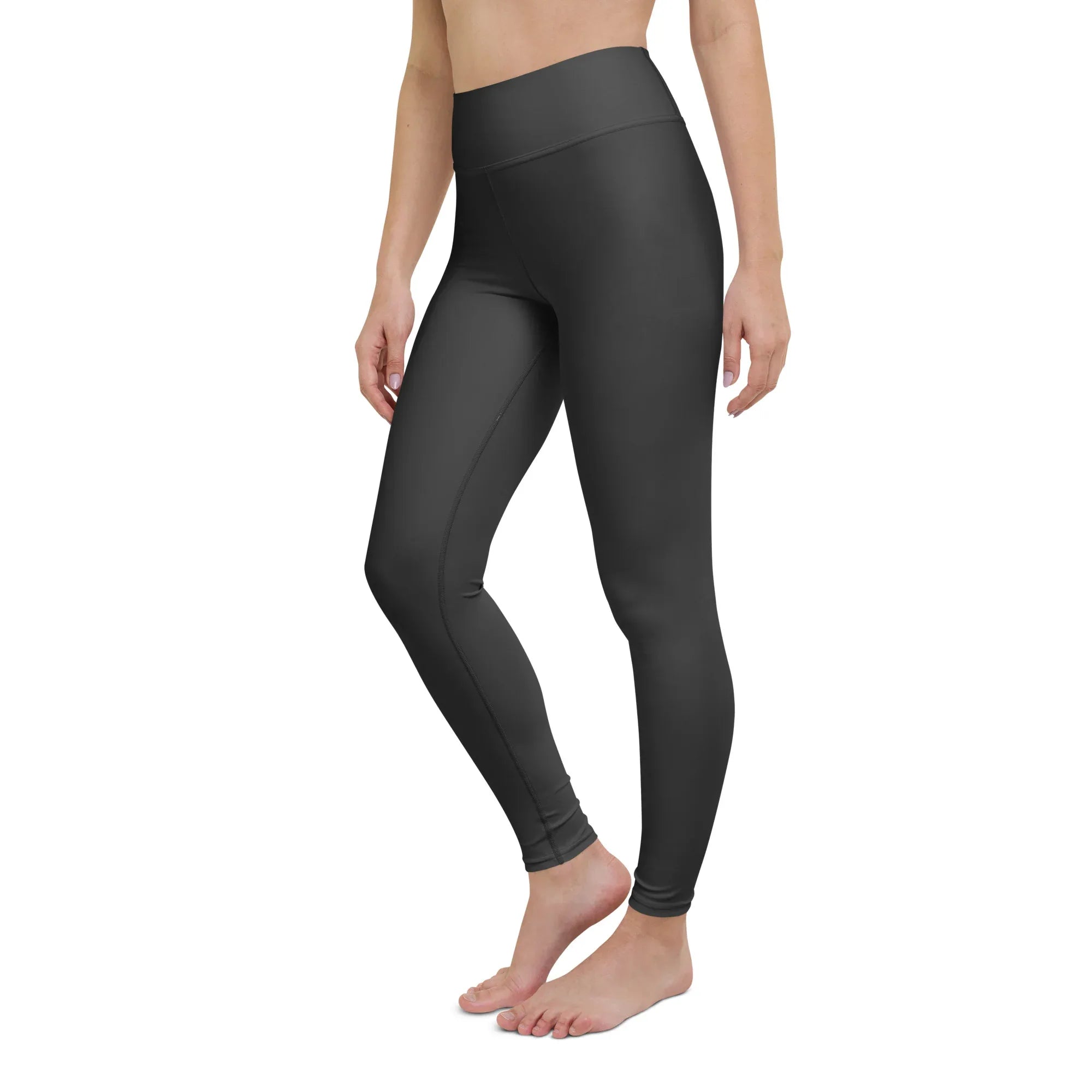 Yoga Leggings Leggings AwRans Clothing all-over-print-yoga-leggings-white-left-front-68773c4f749c5