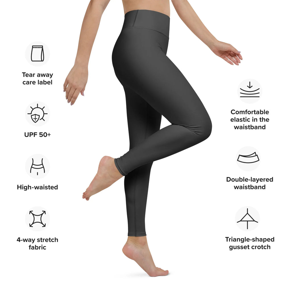 Yoga Leggings Leggings AwRans Clothing all-over-print-yoga-leggings-white-right-68773c4f740cb