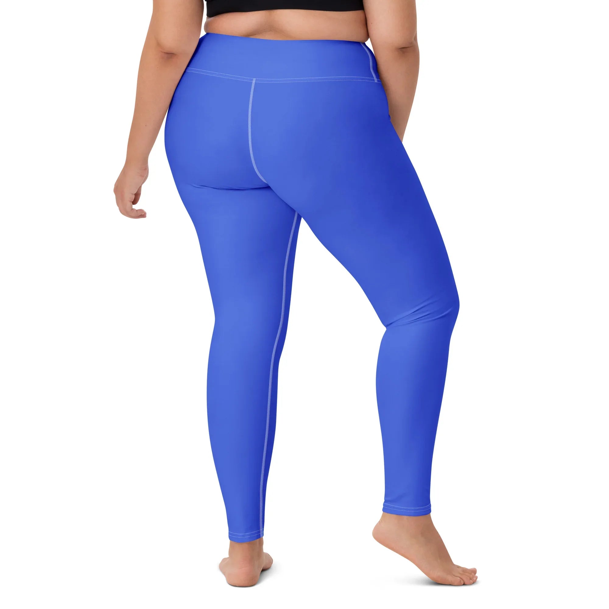 Yoga Leggings Leggings AwRans Clothing all-over-print-yoga-leggings-white-right-back-6877373be29a0