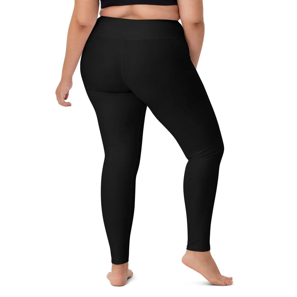 Yoga Leggings Leggings AwRans Clothing all-over-print-yoga-leggings-white-right-back-687737e6f23d8