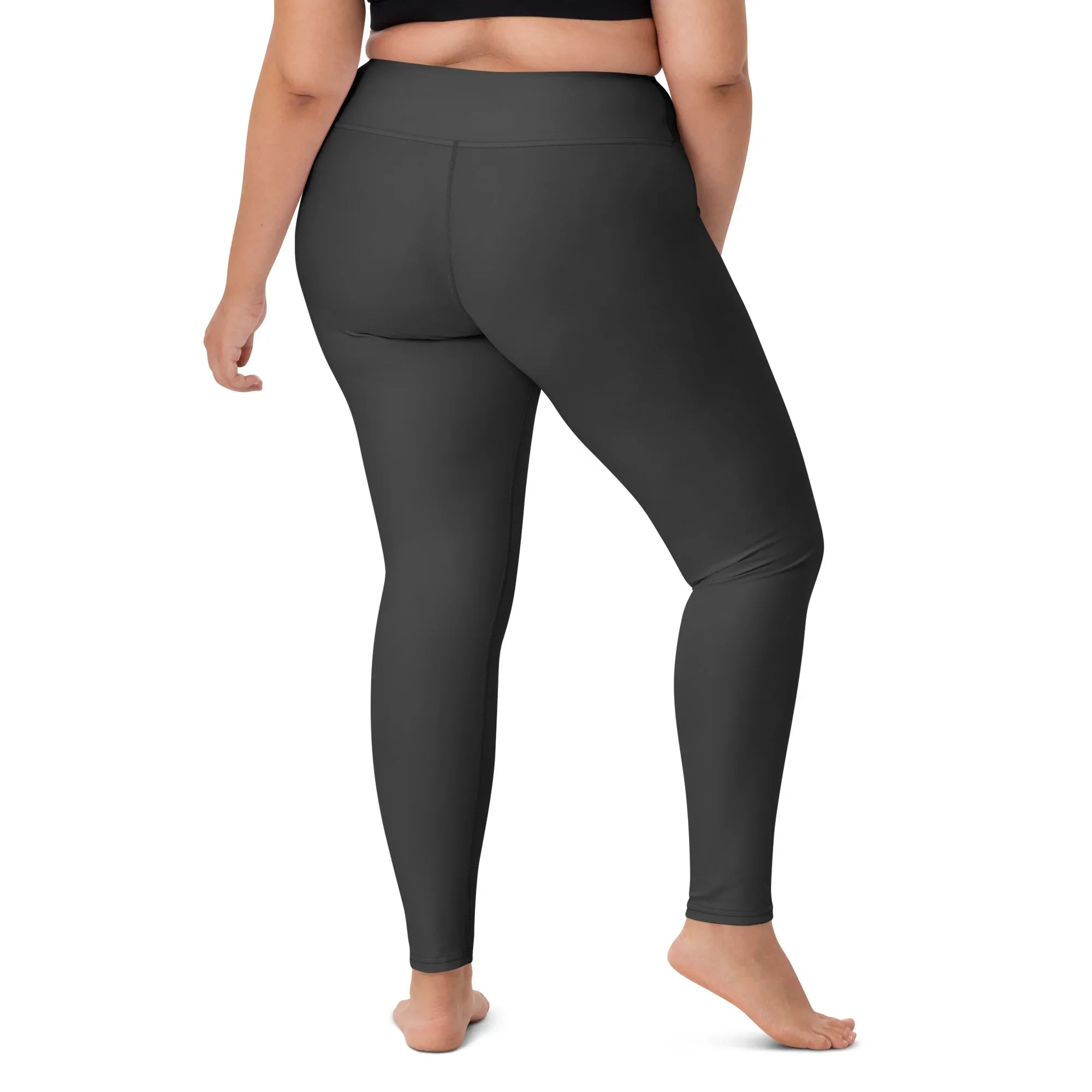 Yoga Leggings Leggings AwRans Clothing all-over-print-yoga-leggings-white-right-back-68773c4f73db4