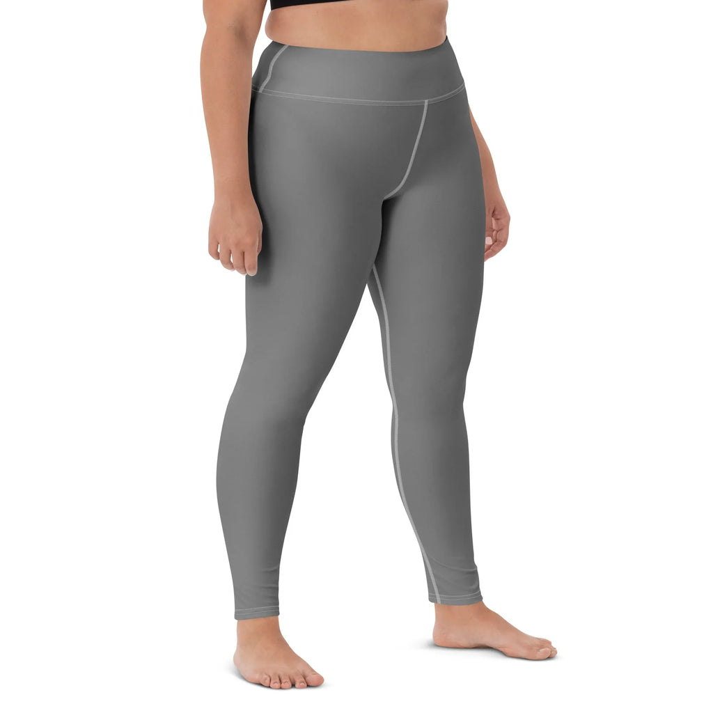 Yoga Leggings Leggings AwRans Clothing all-over-print-yoga-leggings-white-right-front-68773b9355bd8