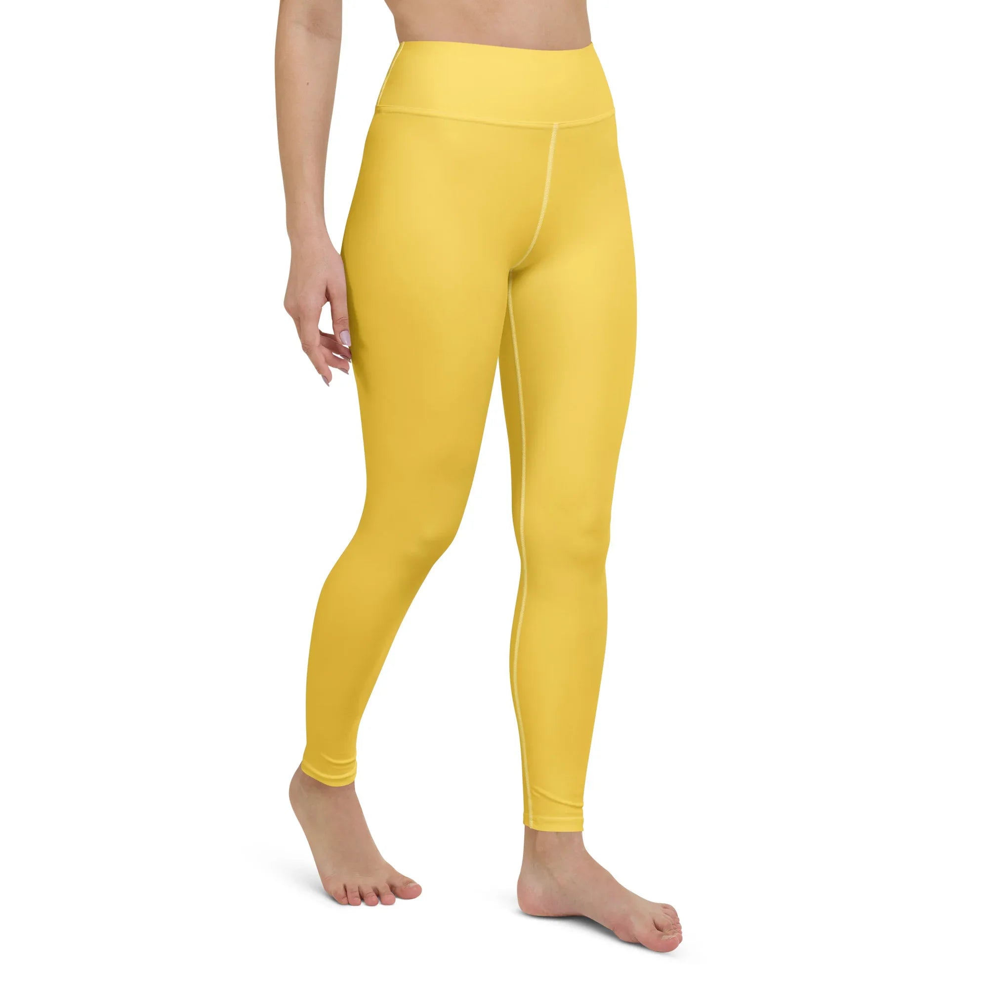 Yoga Leggings Leggings AwRans Clothing all-over-print-yoga-leggings-white-right-front-68773c111b3c5