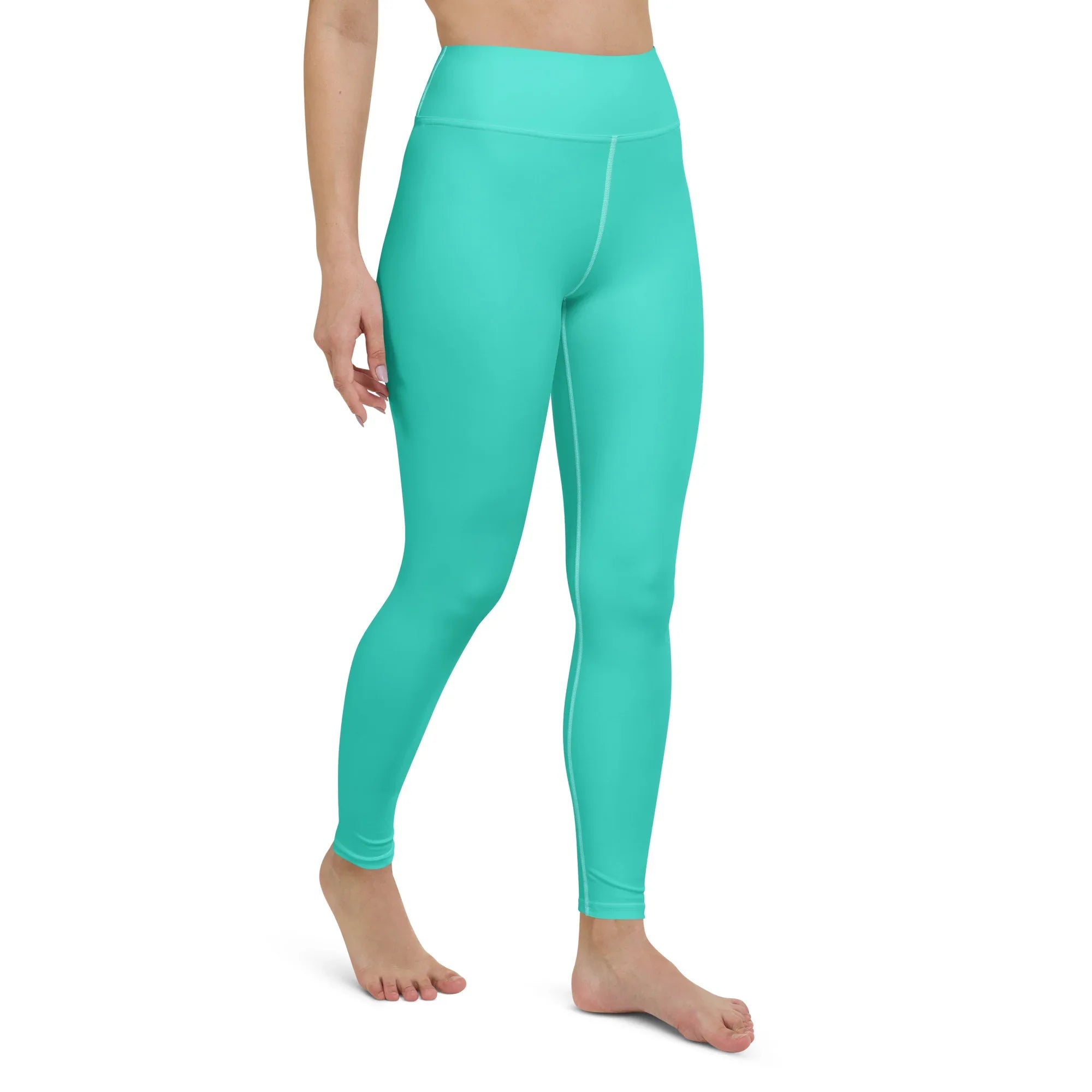 Yoga Leggings Leggings AwRans Clothing all-over-print-yoga-leggings-white-right-front-68773d0c57cfc