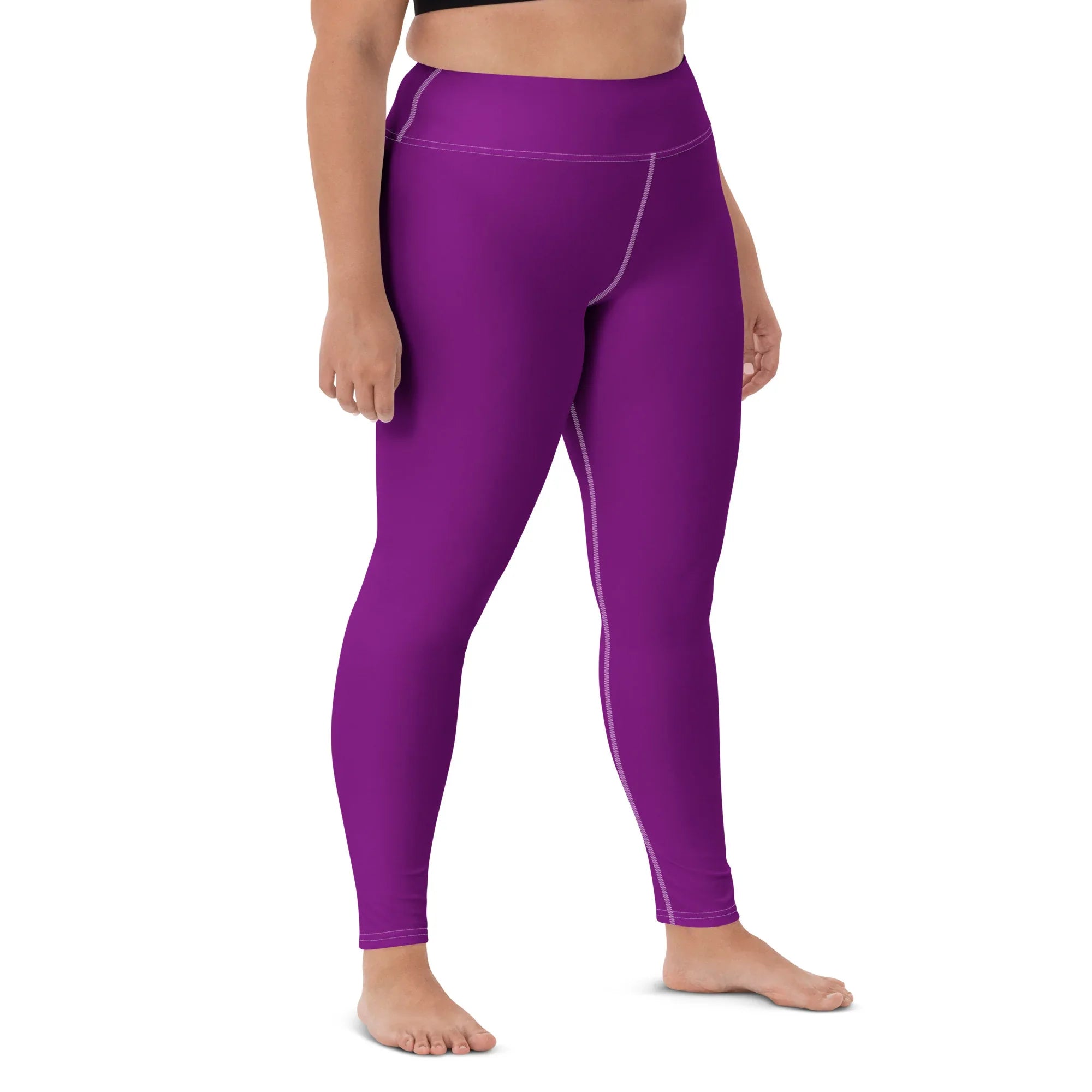 Yoga Leggings Leggings AwRans Clothing all-over-print-yoga-leggings-white-right-front-68773d4bccb97