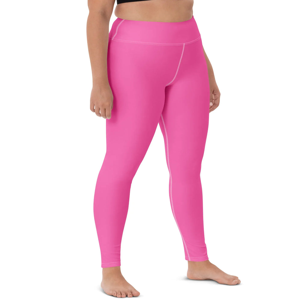 Yoga Leggings Leggings AwRans Clothing all-over-print-yoga-leggings-white-right-front-68773d8be3f91