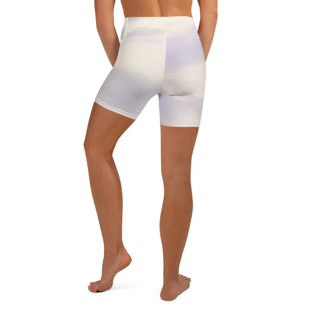 Yoga Shorts Yoga Shorts AwRans Clothing all-over-print-yoga-shorts-white-back-6880959101653