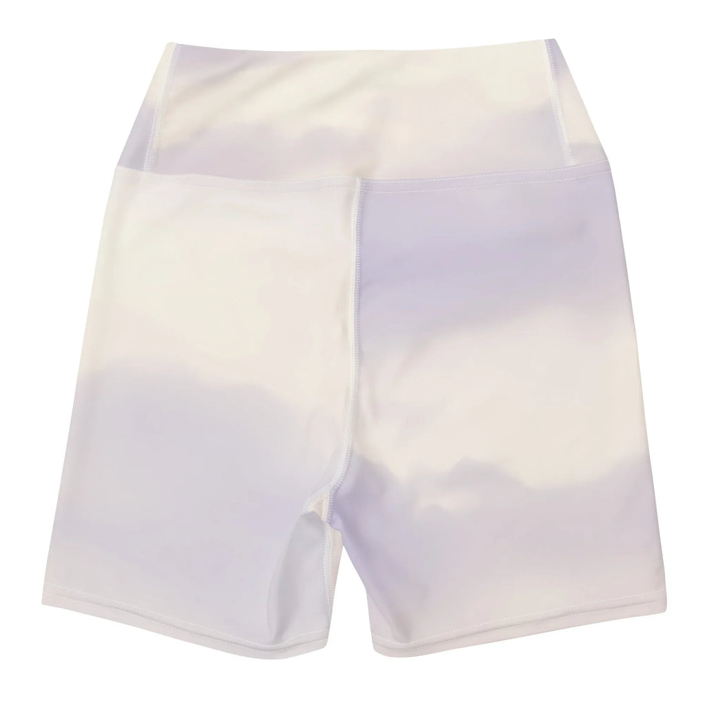 Yoga Shorts Yoga Shorts AwRans Clothing all-over-print-yoga-shorts-white-back-6880959101c0e