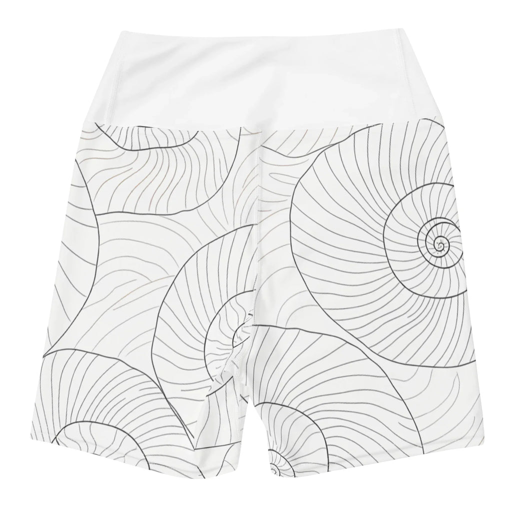 Yoga Shorts Yoga Shorts AwRans Clothing all-over-print-yoga-shorts-white-back-6880aea14aa89