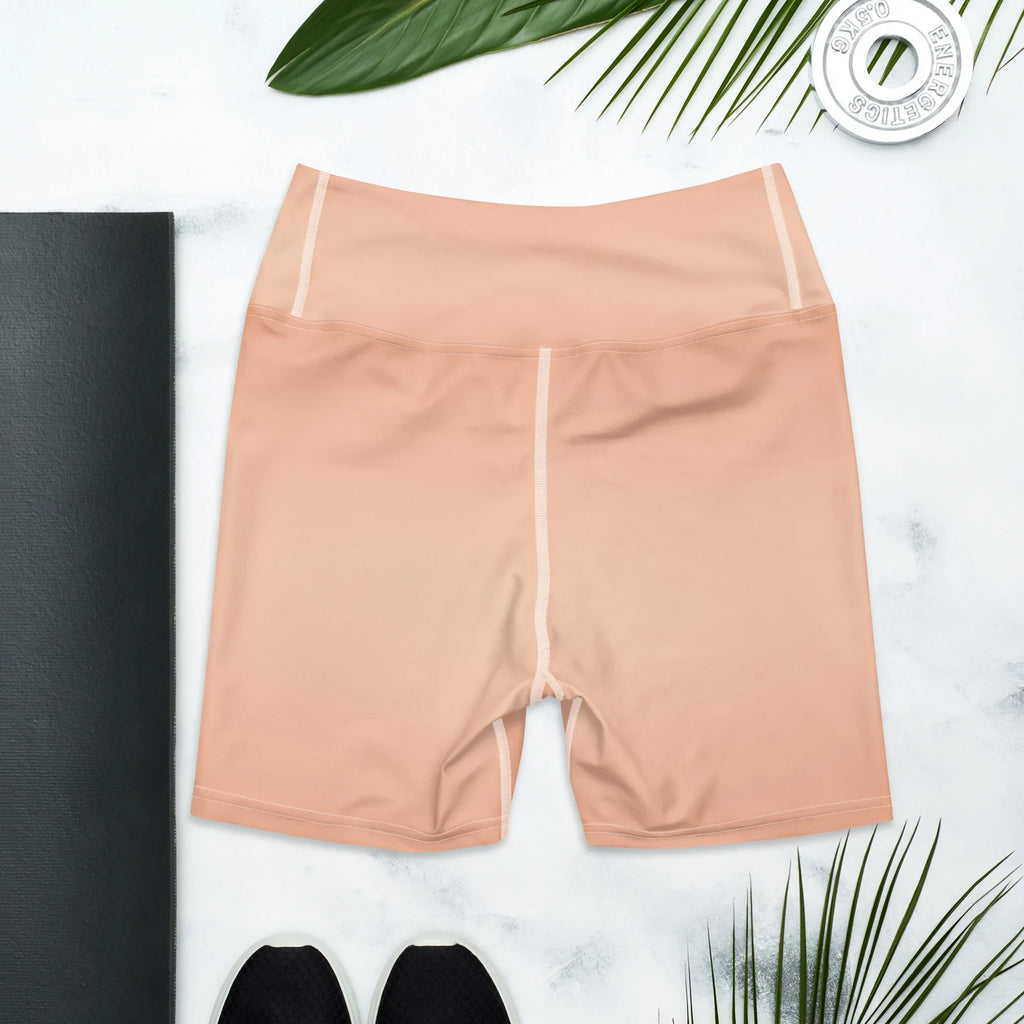 Yoga Shorts Yoga Shorts AwRans Clothing all-over-print-yoga-shorts-white-back-6880aed48a77b