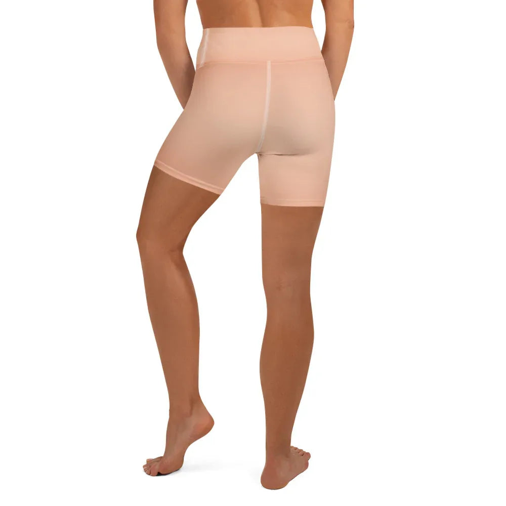 Yoga Shorts Yoga Shorts AwRans Clothing all-over-print-yoga-shorts-white-back-6880aed48aa00