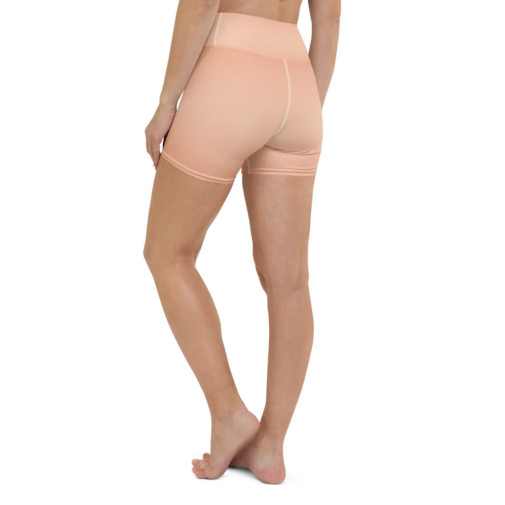 Yoga Shorts Yoga Shorts AwRans Clothing all-over-print-yoga-shorts-white-back-6880aed48ada9