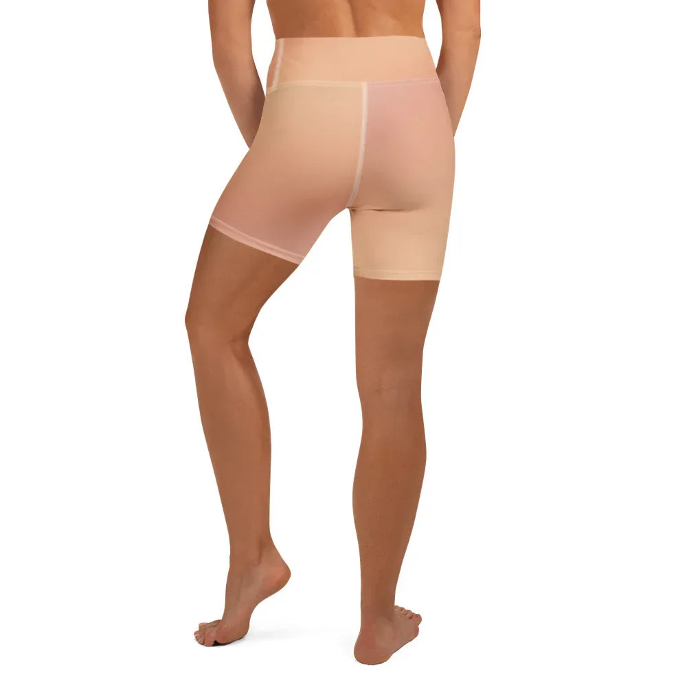 Yoga Shorts Yoga Shorts AwRans Clothing all-over-print-yoga-shorts-white-back-6880af08df30b