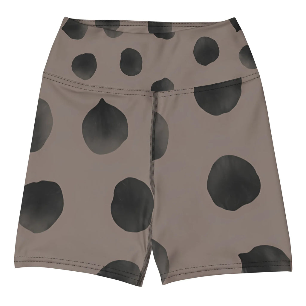 Yoga Shorts Yoga Shorts AwRans Clothing all-over-print-yoga-shorts-white-front-688093d8d8d68