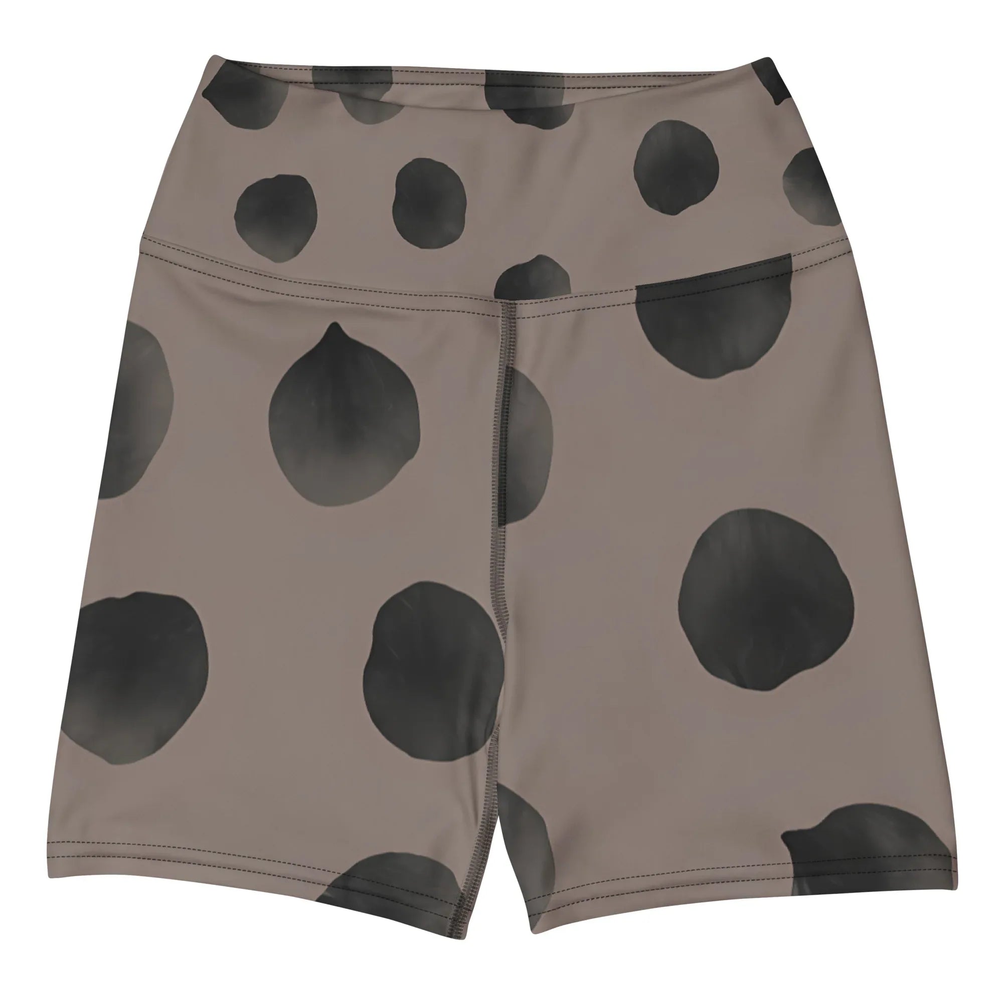 Yoga Shorts Yoga Shorts AwRans Clothing all-over-print-yoga-shorts-white-front-688093d8d8d68