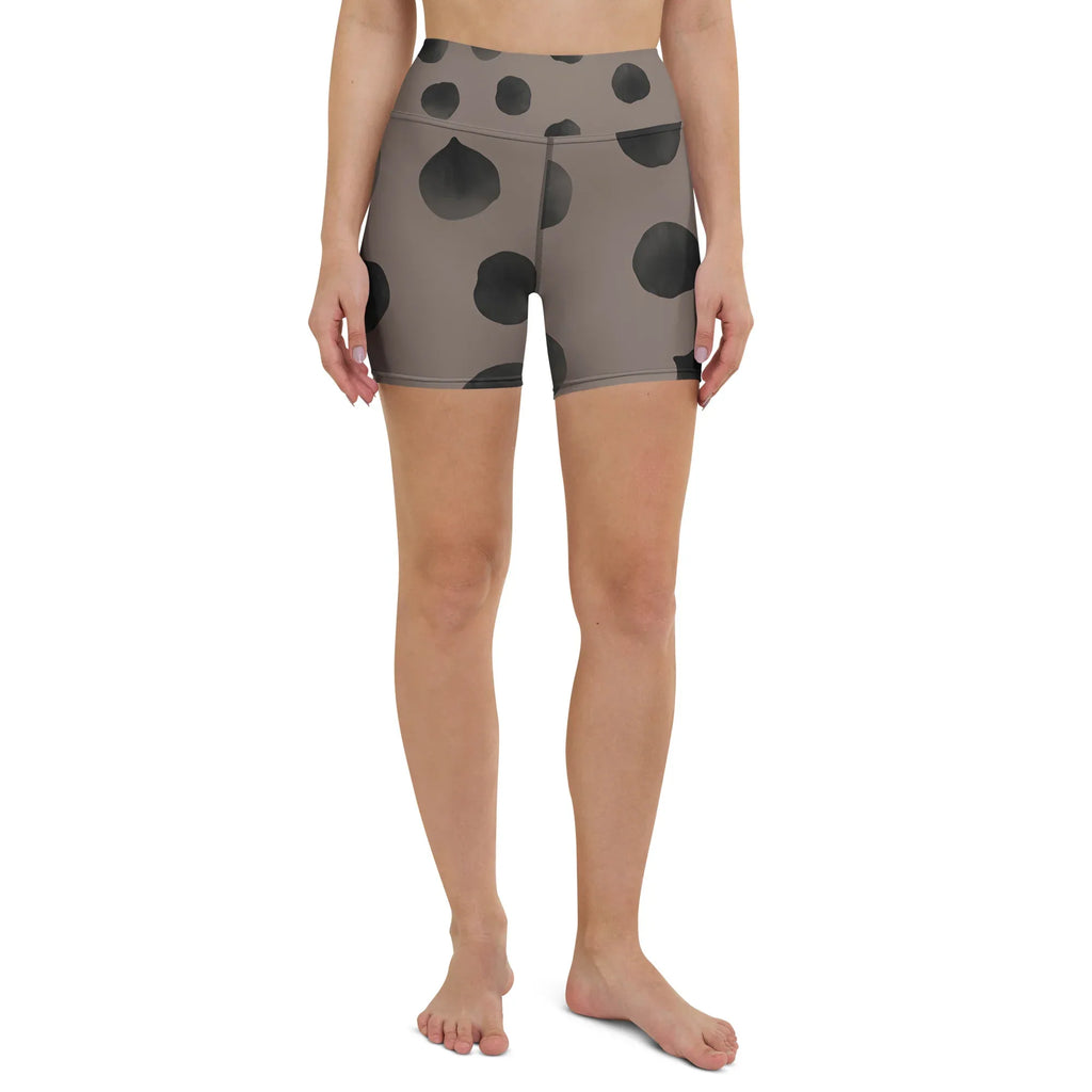 Yoga Shorts Yoga Shorts AwRans Clothing all-over-print-yoga-shorts-white-front-688093d8d8f42