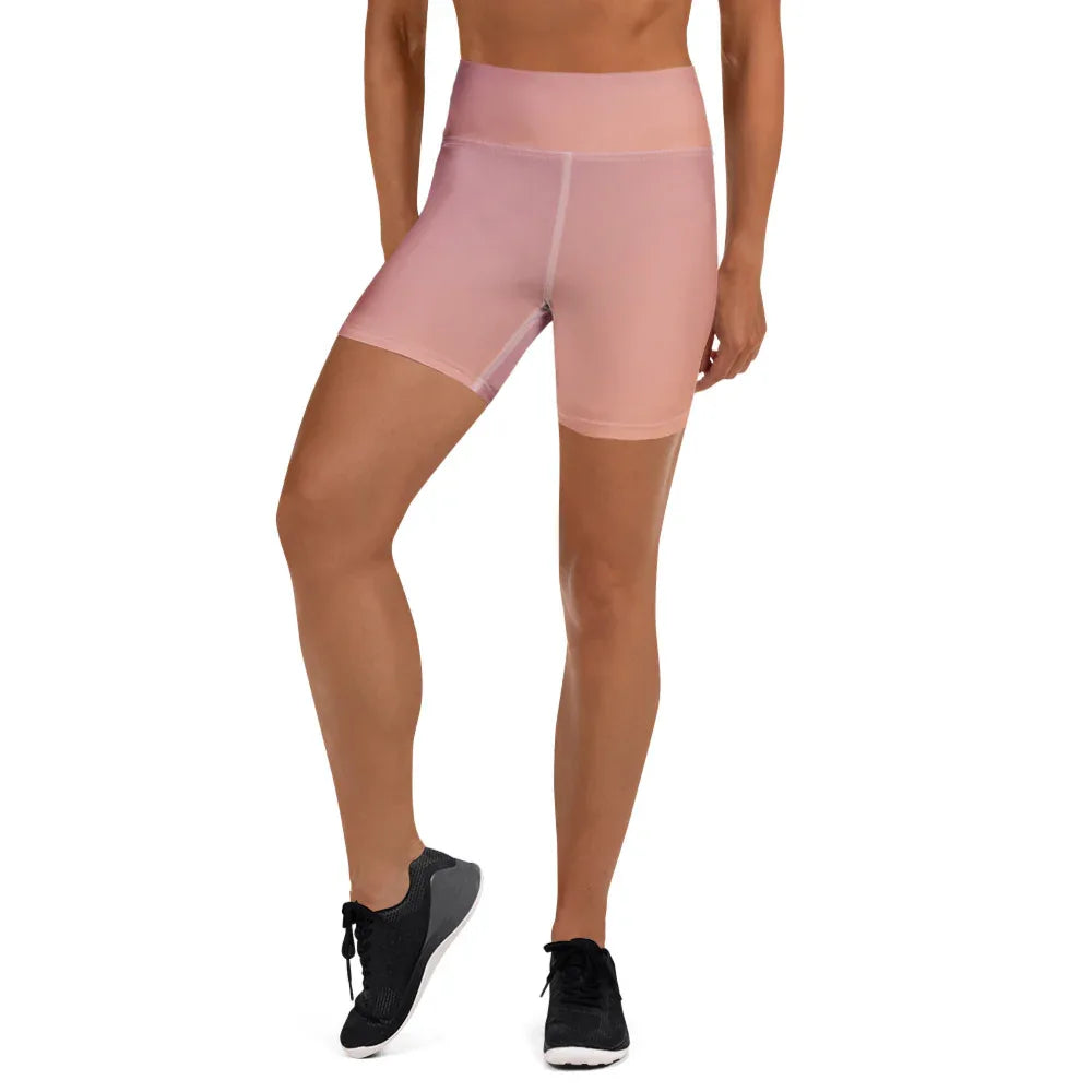 Yoga Shorts XL Yoga Shorts AwRans Clothing all-over-print-yoga-shorts-white-front-688098bae6c8c